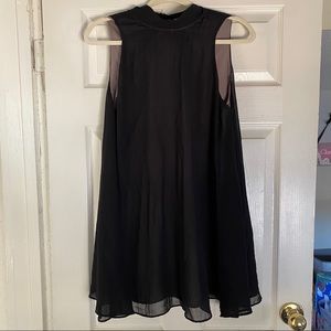 chiffon mini dress